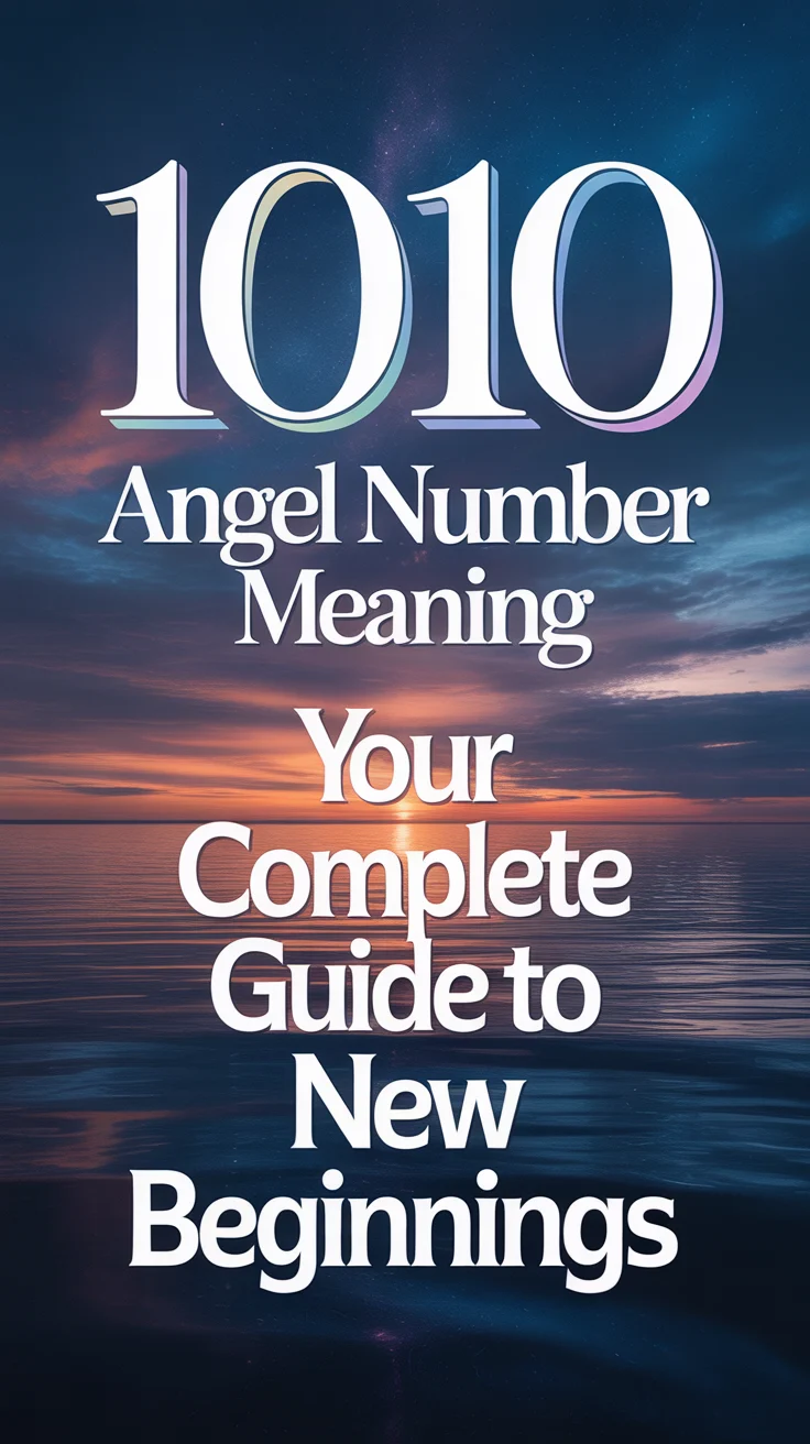 ✨ 1010 Angel Number Meaning Your Complete Guide to New Beginnings