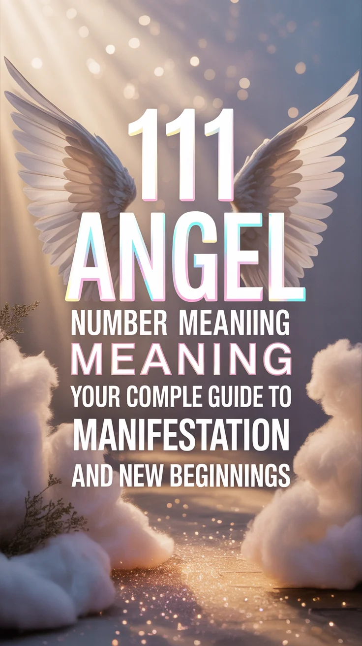 ✨ 111 Angel Number Meaning Your Complete Guide to Manifestation and New Beginnings