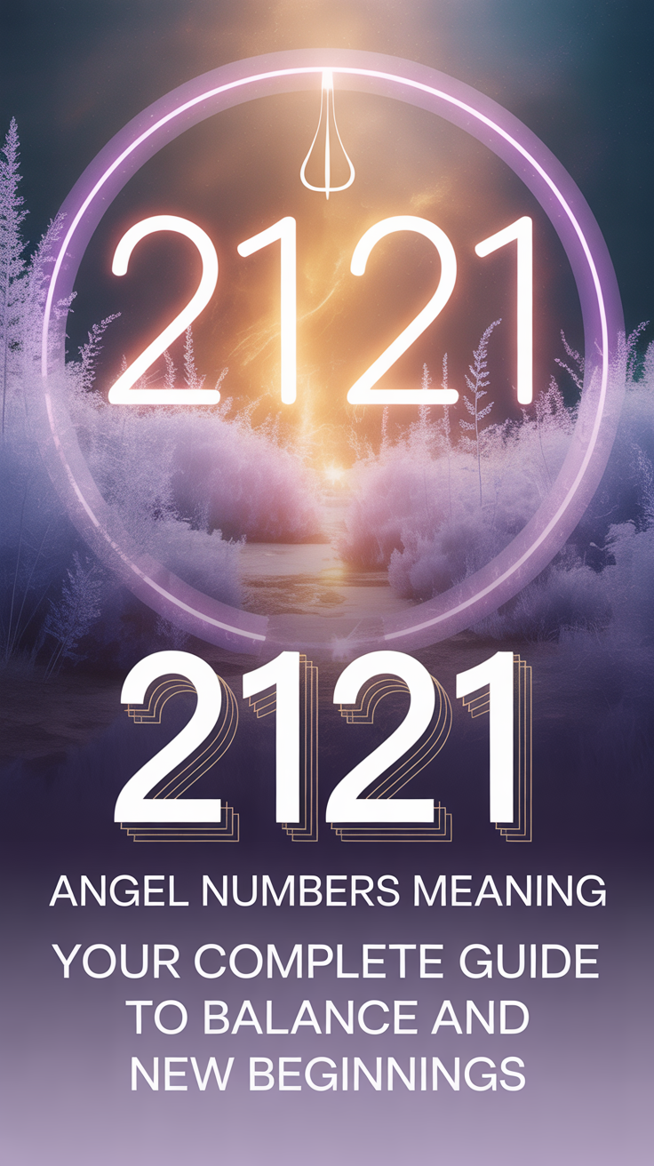 ✨ 2121 Angel Numbers Meaning Your Complete Guide to Balance and New Beginnings