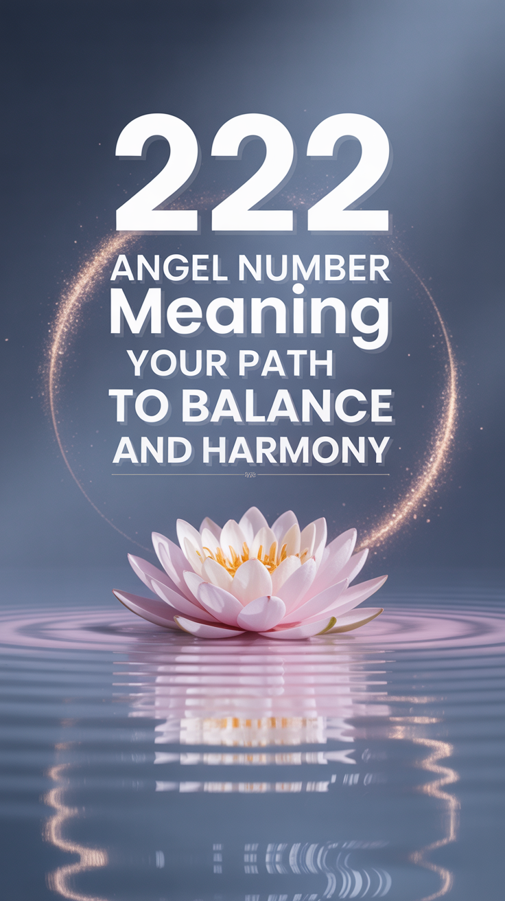 ✨ 222 Angel Number Meaning Your Path to Balance and Harmony