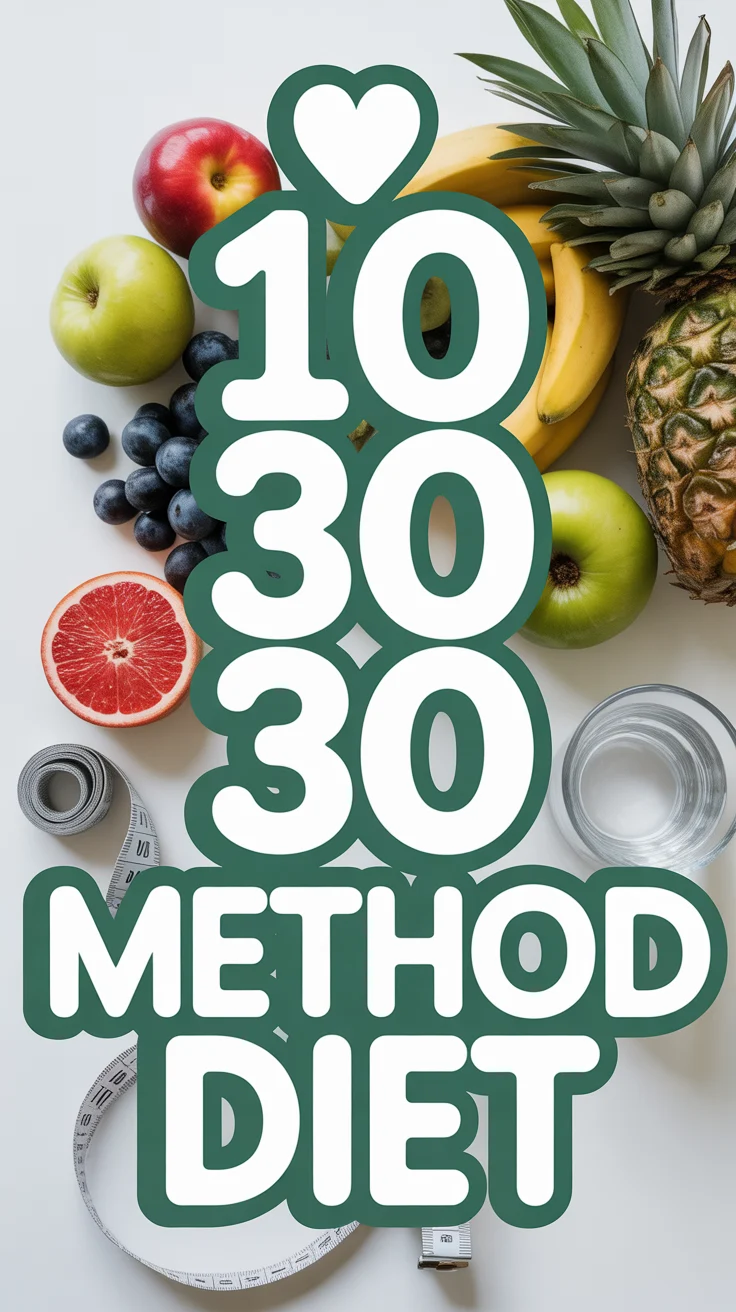 ⏰ 10 30 30 30 Method Diet