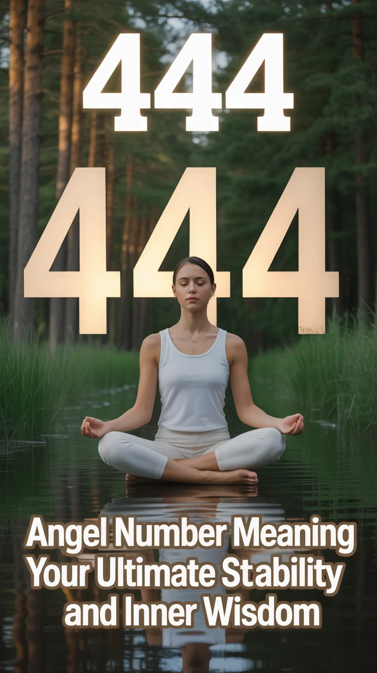 ✨ 444 Angel Number Meaning Your Ultimate Guide to Stability and Inner Wisdom