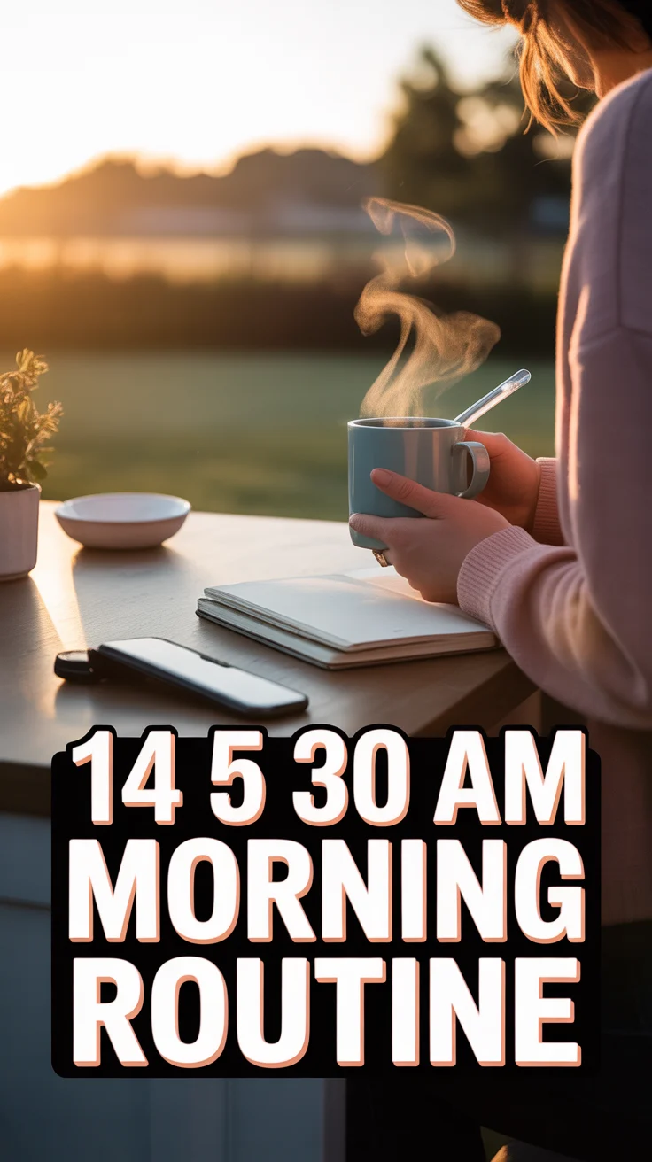 ☀️ 14 5.30 Am Morning Routine
