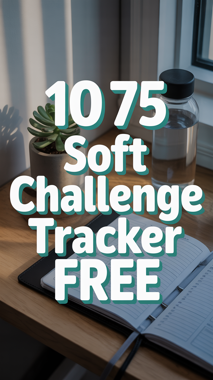 ✅ 10 75 Soft Challenge Tracker Free
