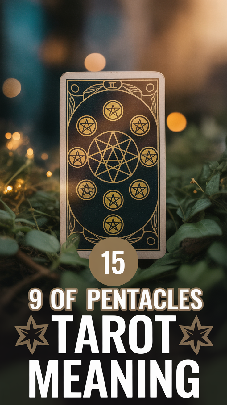 ✨ 9 Of Pentacles Tarot Meaning