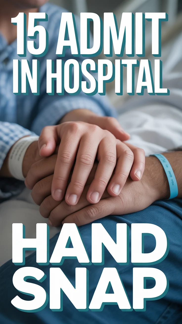 ❤️ 15 Admit In Hospital Hand Snap
