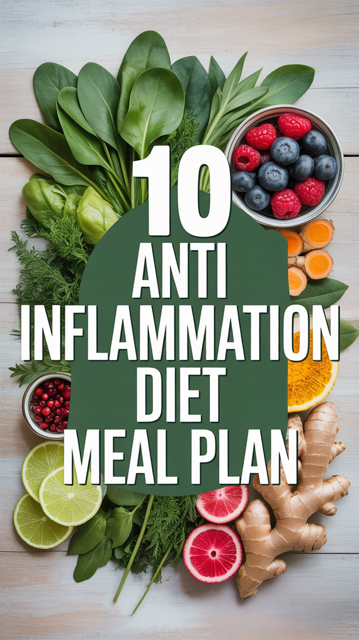 🌱 10 Anti Inflammation Diet Meal Plan
