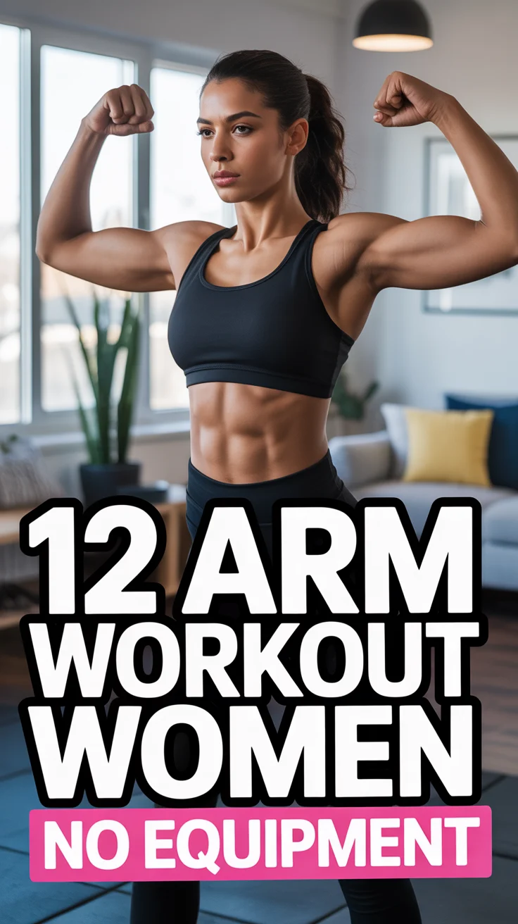 💪 12 Arm Workout Women No Equipment