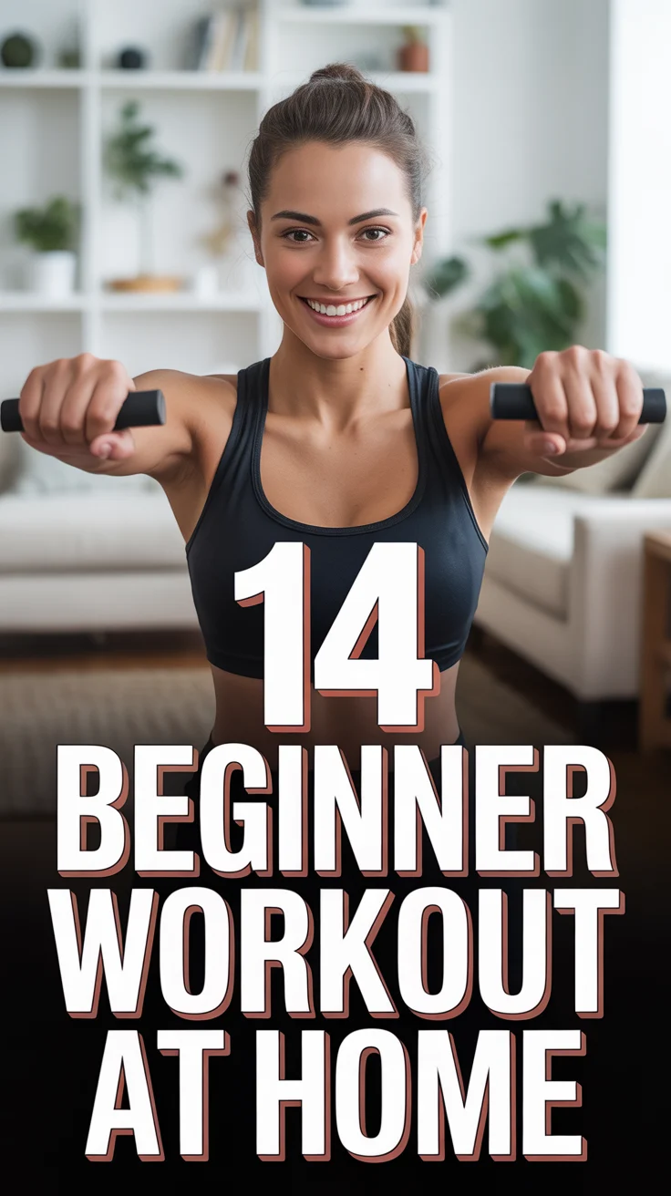♥ 14 Beginner Workout At Home