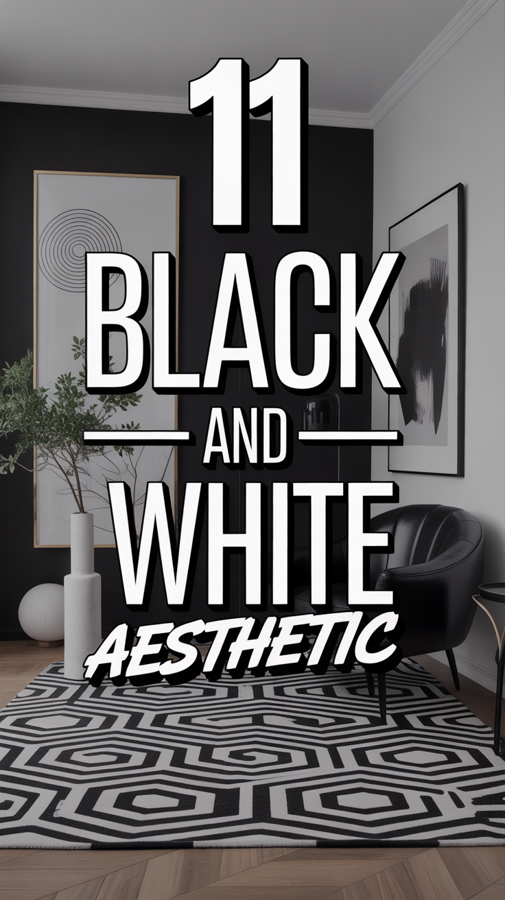 ☯️ 11 Black And White Aesthetic