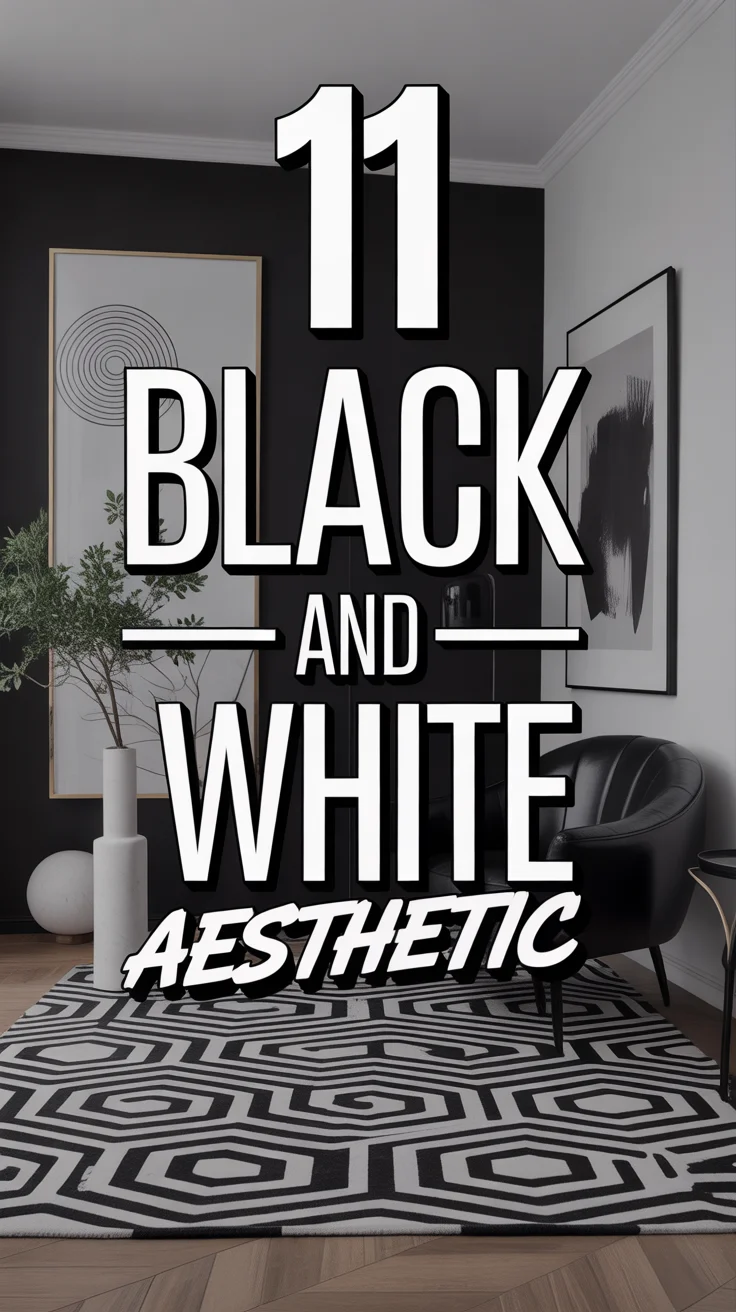 ☯️ 11 Black And White Aesthetic