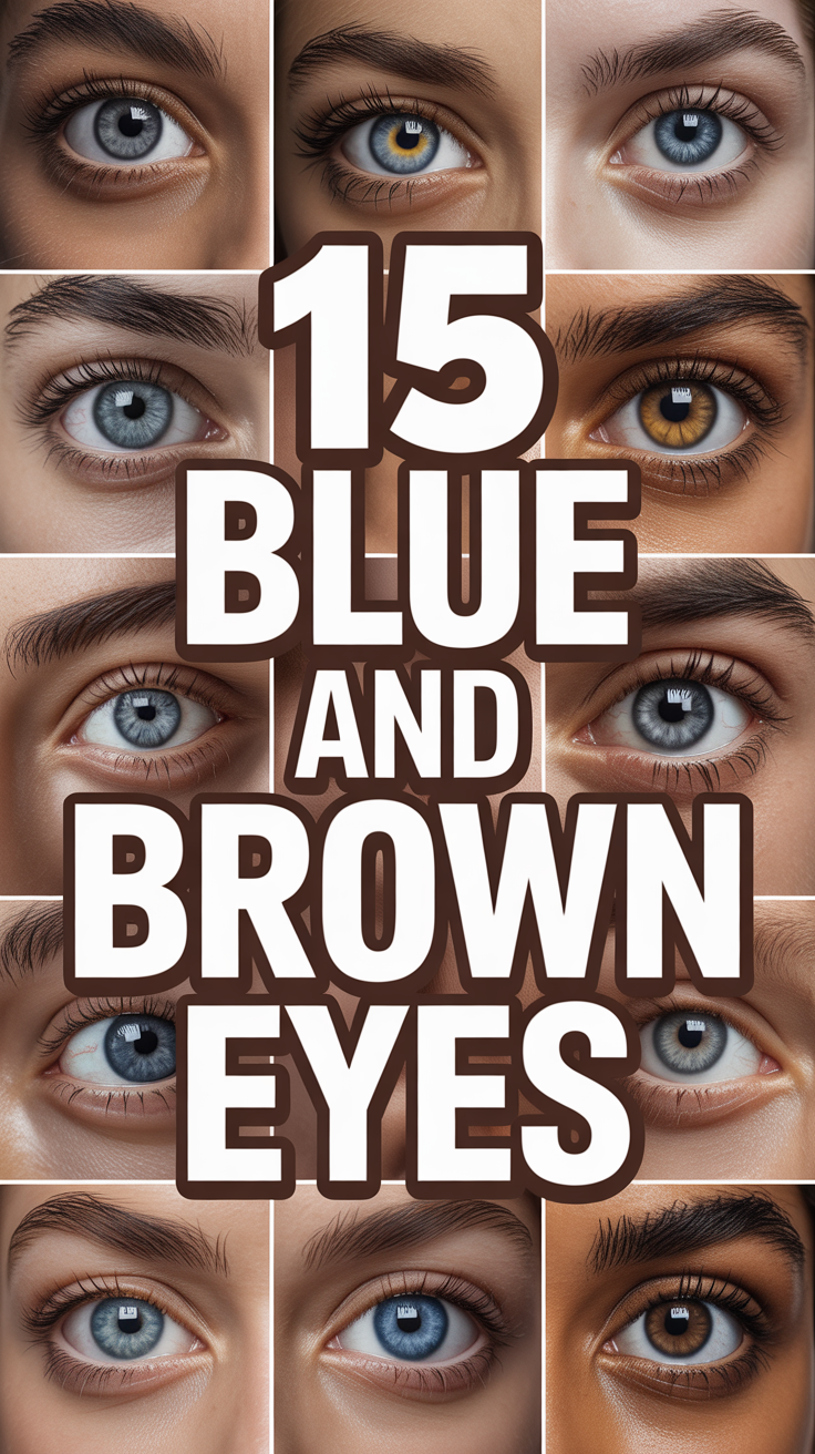✨ 15 Blue And Brown Eyes