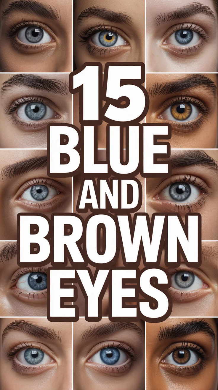 ✨ 15 Blue And Brown Eyes