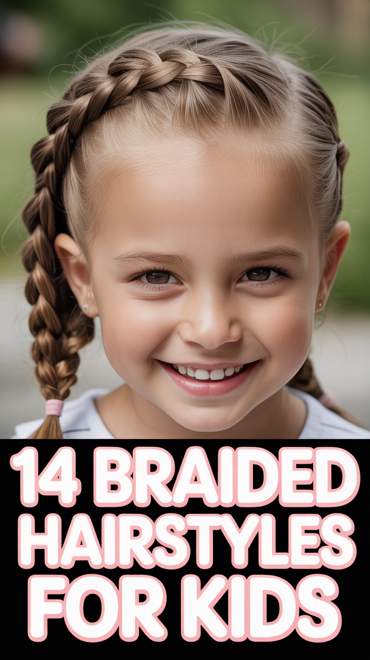 ✨ 14 Braided Hairstyles For Kids