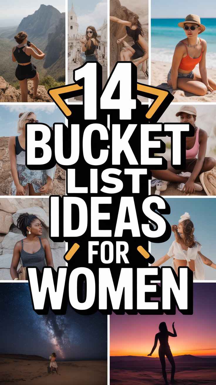 ✈️ 14 Bucket List Ideas For Women