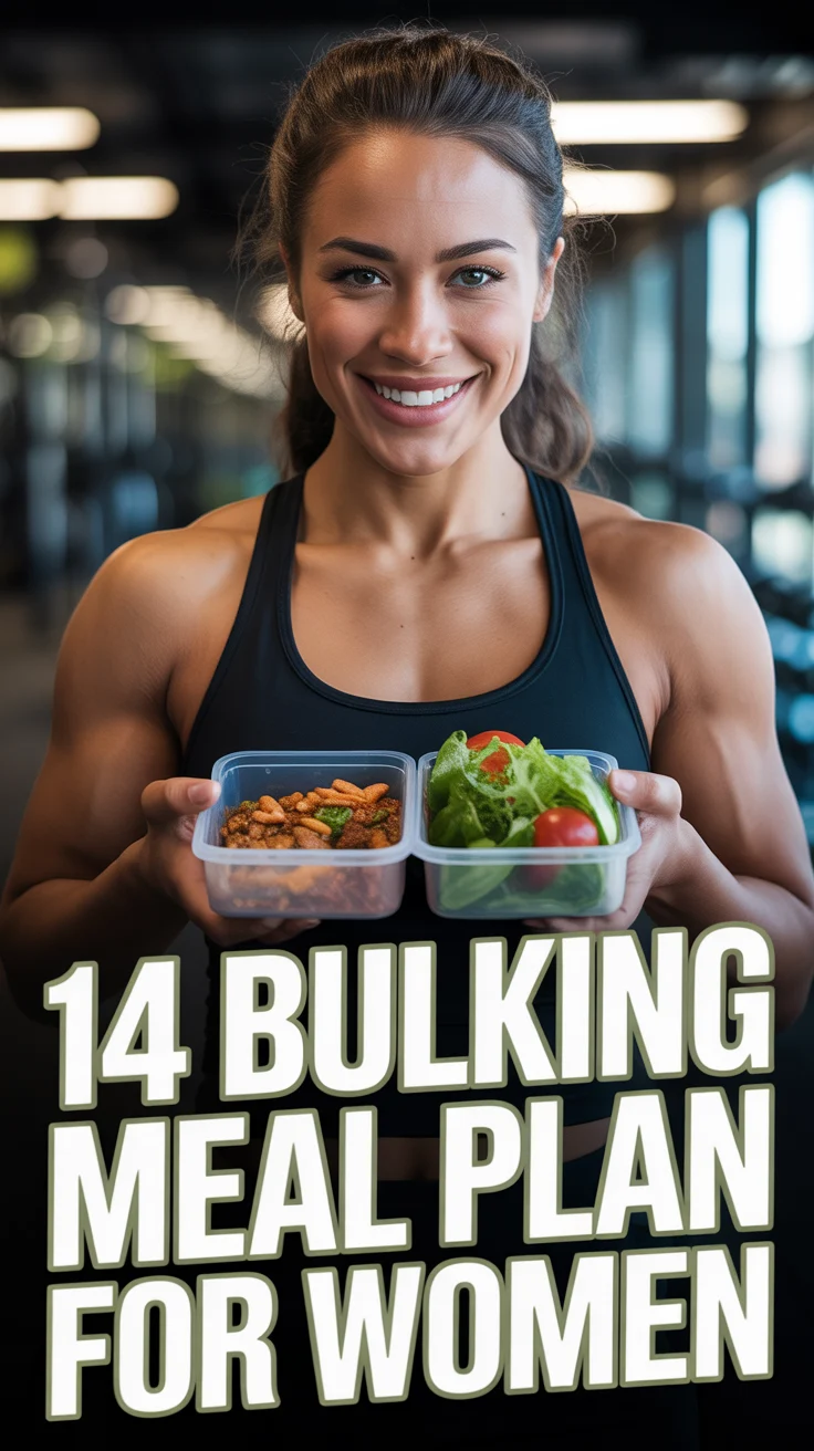 💪 14 Bulking Meal Plan For Women