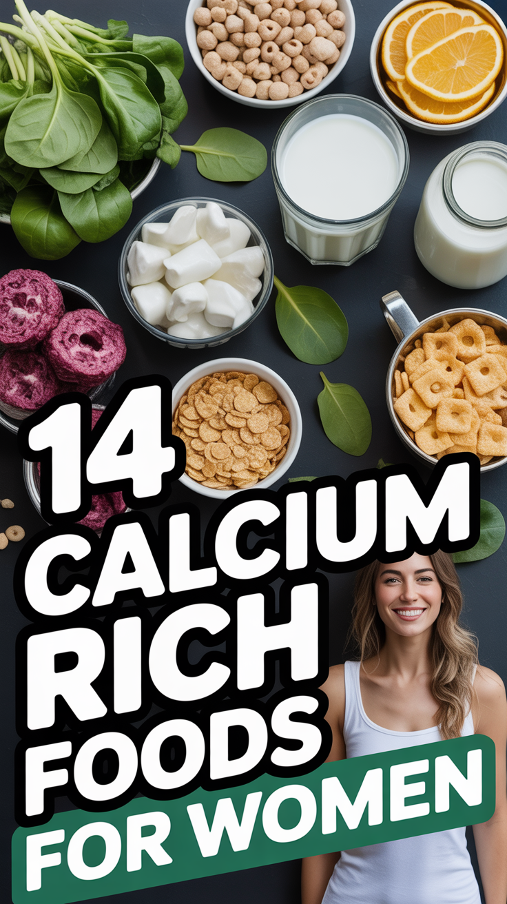 🥛 14 Calcium Rich Foods For Women