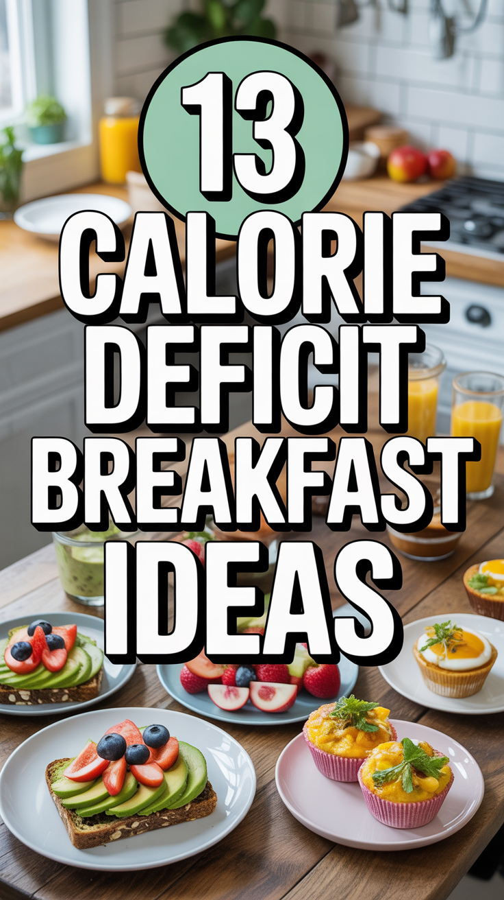 🍳 13 Calorie Deficit Breakfast Ideas