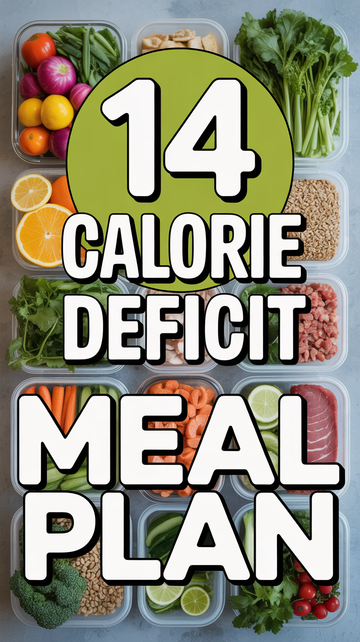 🥗 14 Calorie Deficit Meal Plan