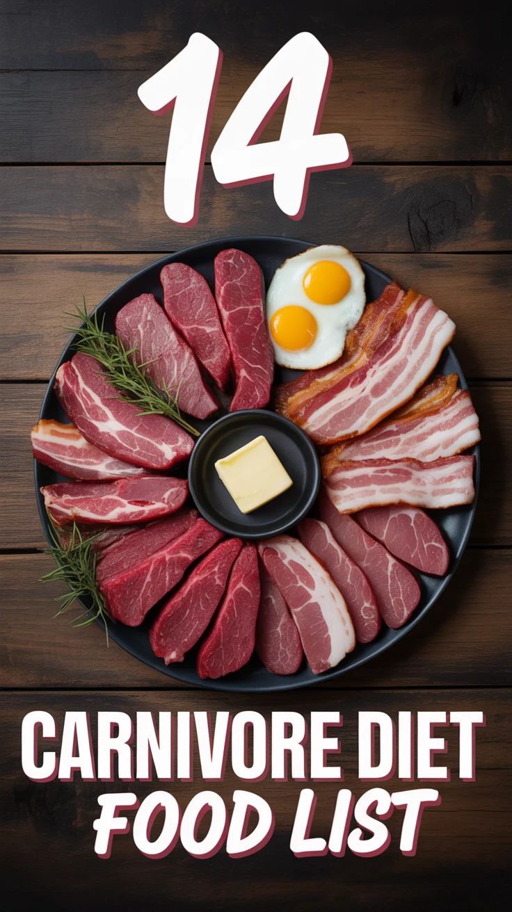 🥩 14 Carnivore Diet Food List