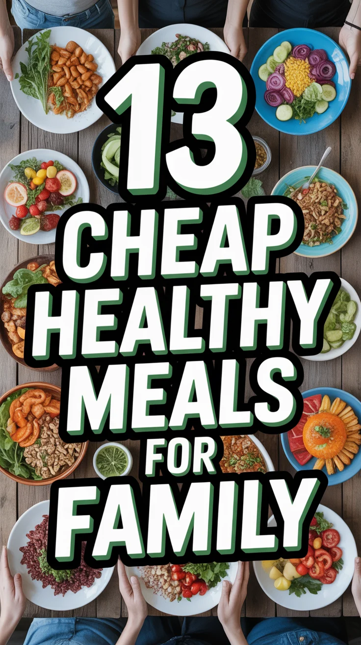 🍴 13 Cheap Healthy Meals For Family