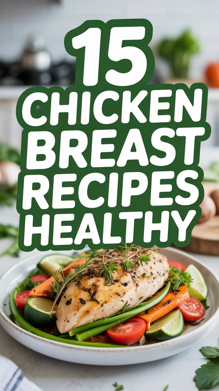 👍 15 Chicken Breast Recipes Healthy