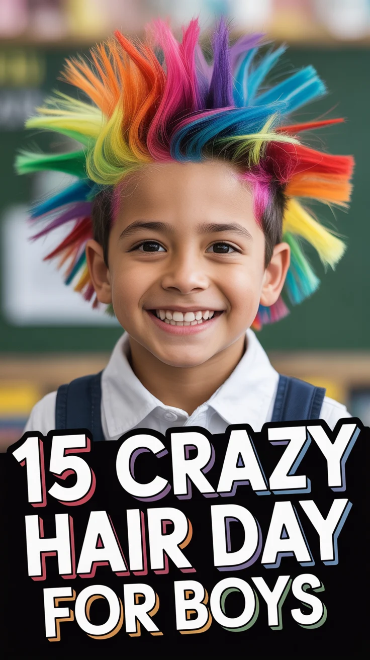 🤪 15 Crazy Hair Day For Boys