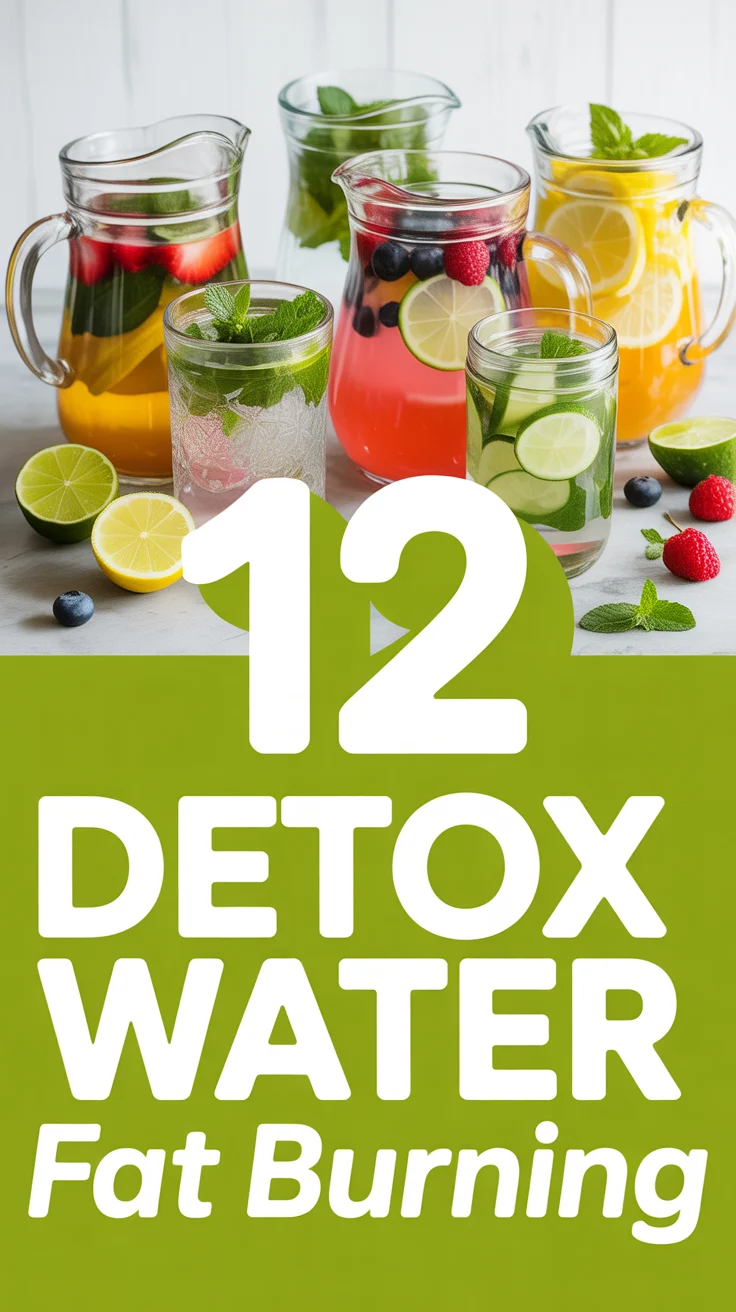 🍋 12 Detox Water Fat Burning
