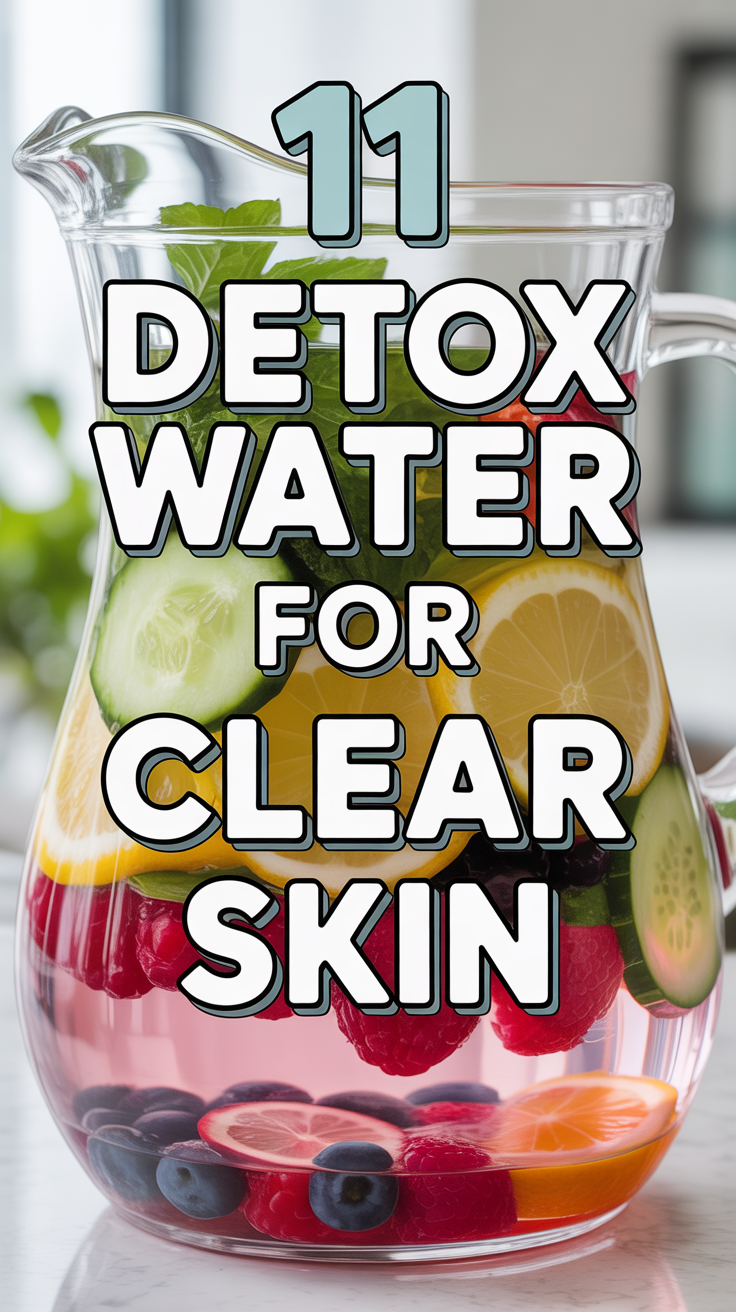 💧 11 Detox Water For Clear Skin