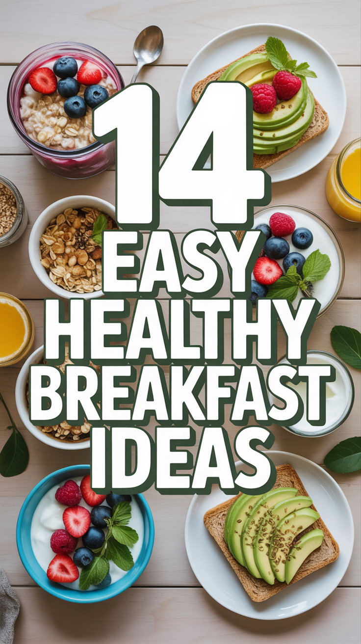 🍓 14 Easy Healthy Breakfast Ideas