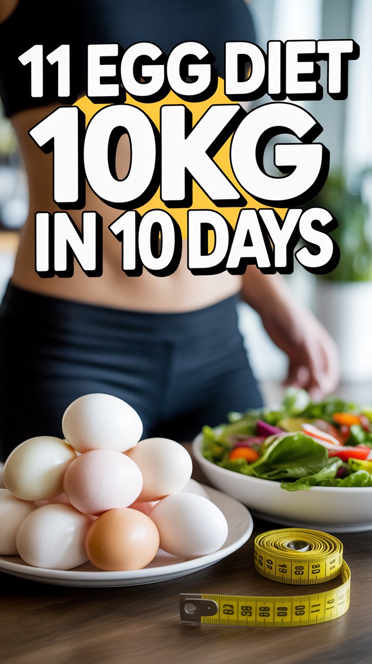 🥚 11 Egg Diet 10Kg In 10 Days