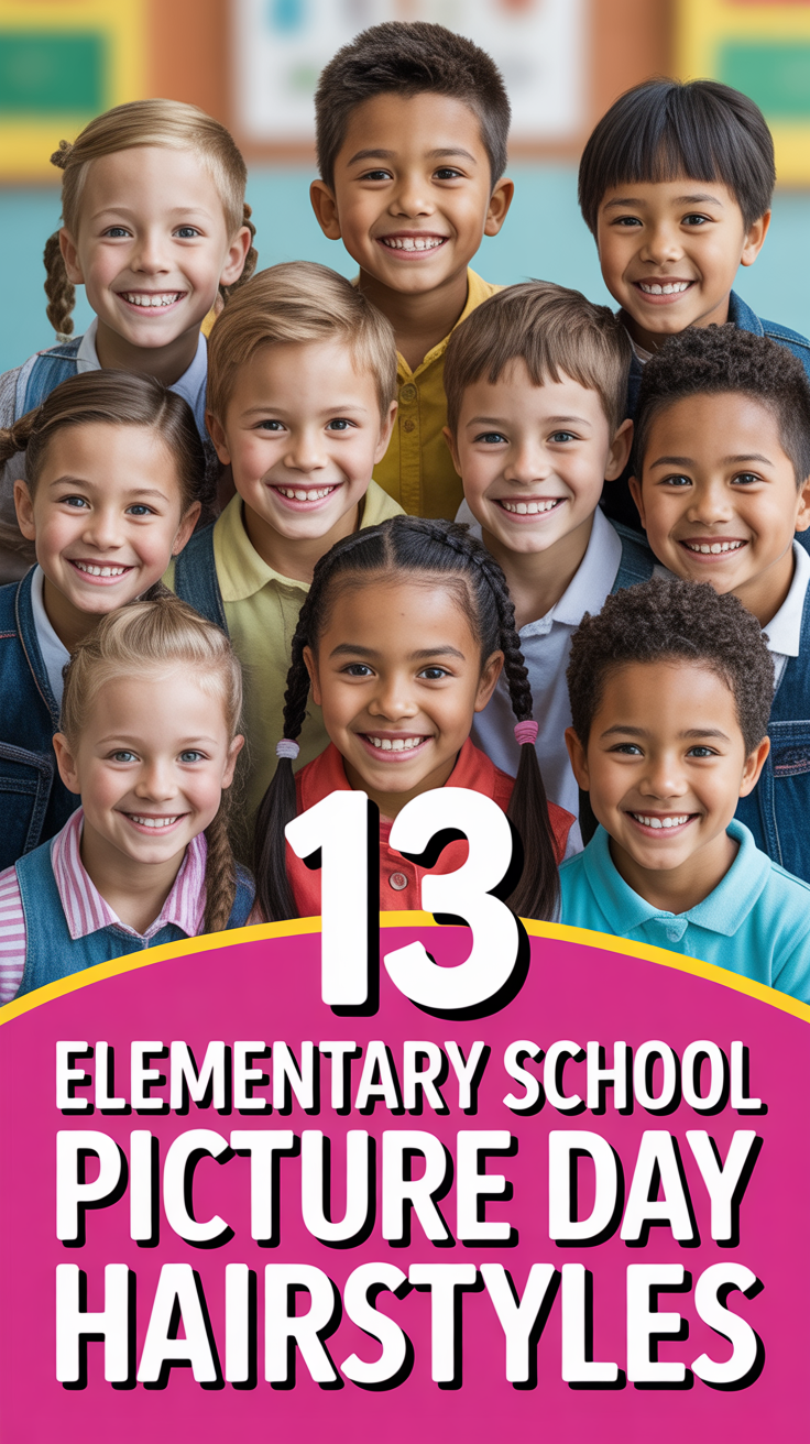 📸 13 Elementary School Picture Day Hairstyles