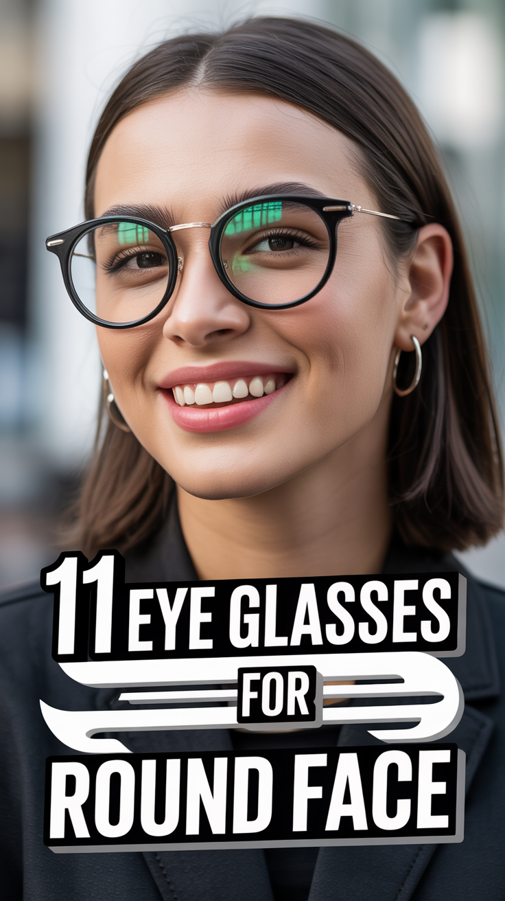 👓 11 Eye Glasses For Round Face