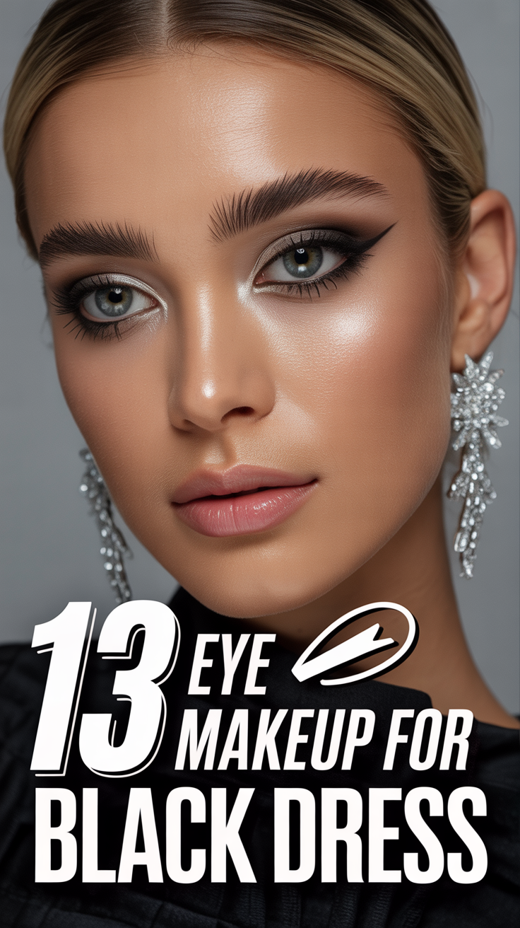 ✨ 13 Eye Makeup For Black Dress