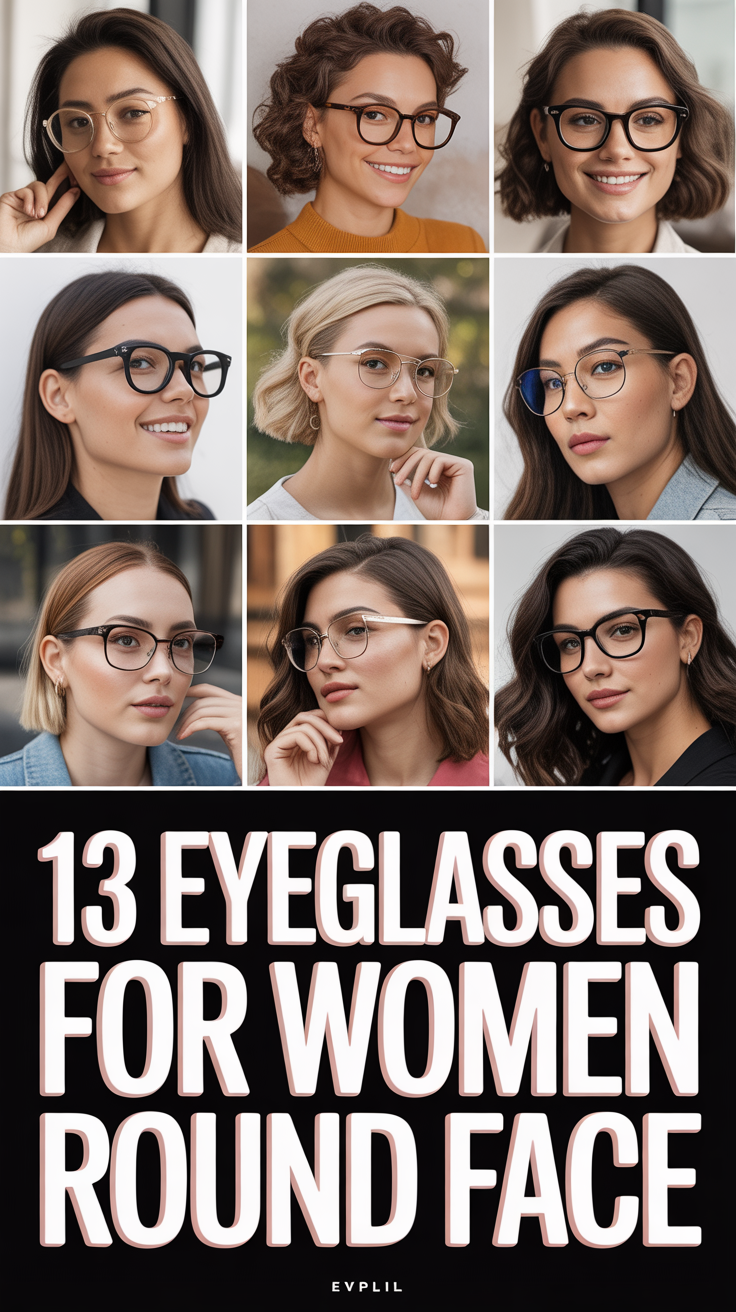 👓 13 Eyeglasses For Women Round Face