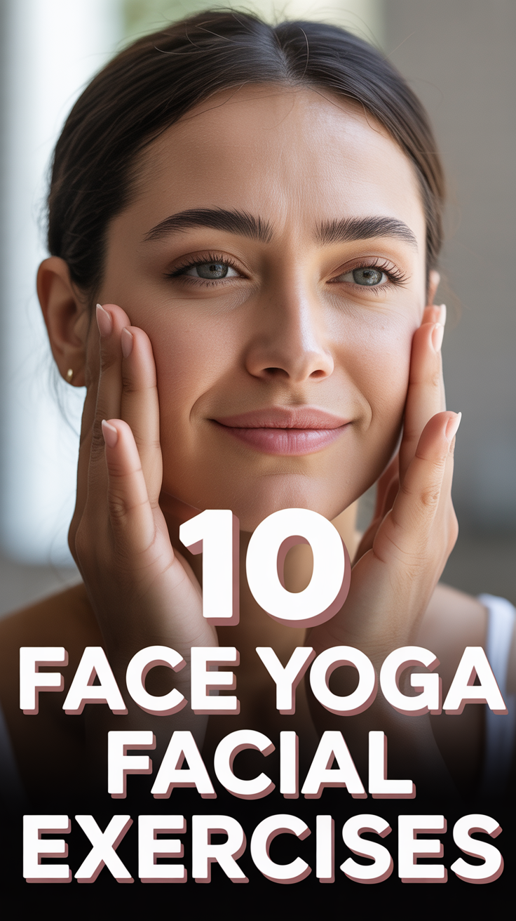 😌 10 Face Yoga Facial Exercises