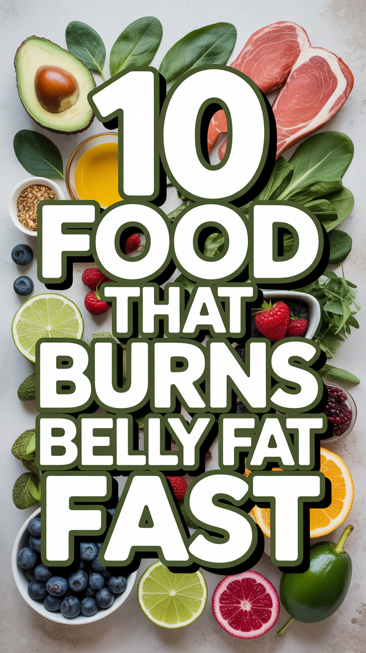 🥑 10 Food That Burns Belly Fat Fast