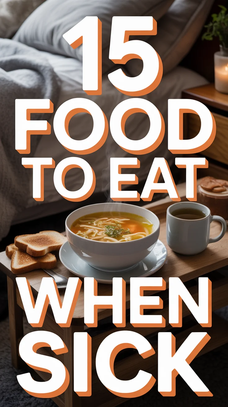🍜 15 Food To Eat When Sick