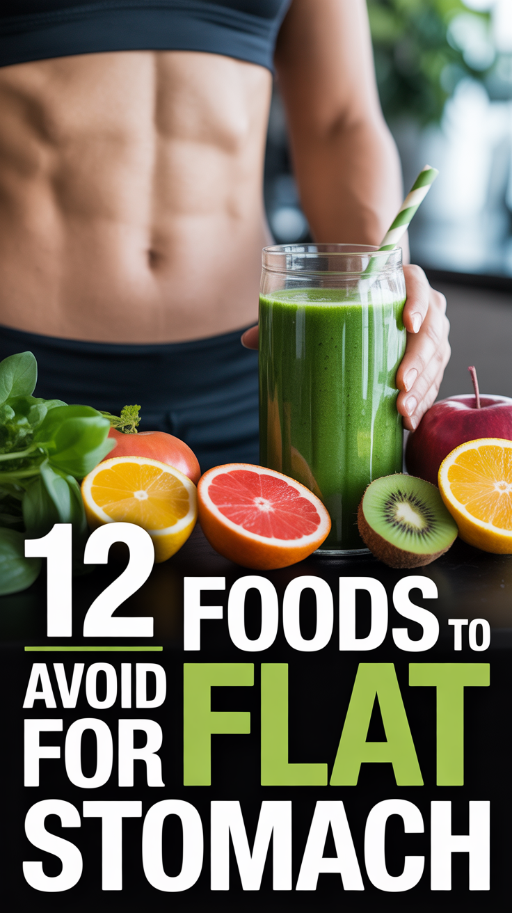 🙅‍♀️ 12 Foods To Avoid For Flat Stomach