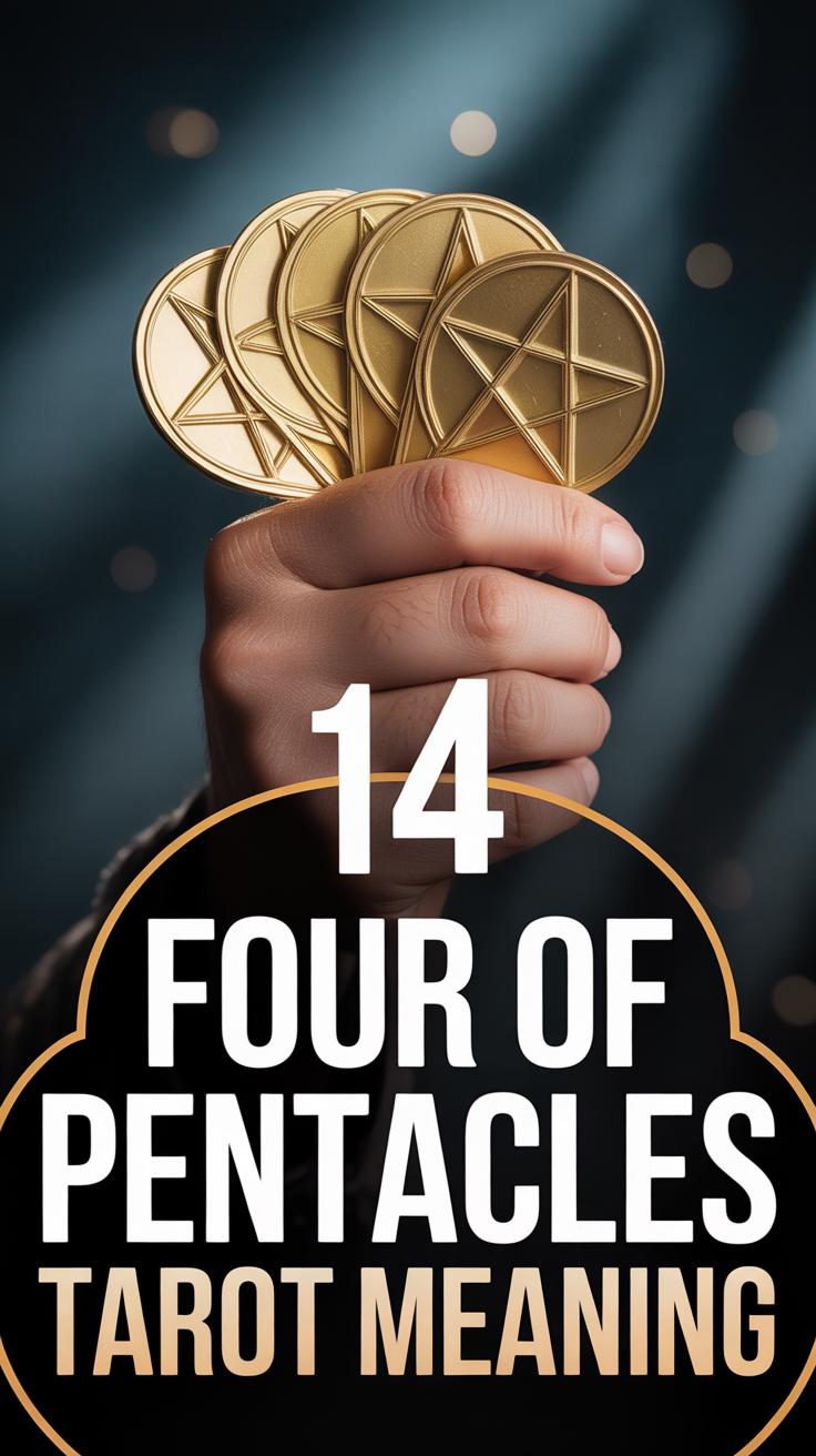 🔒 14 Four Of Pentacles Tarot Meaning