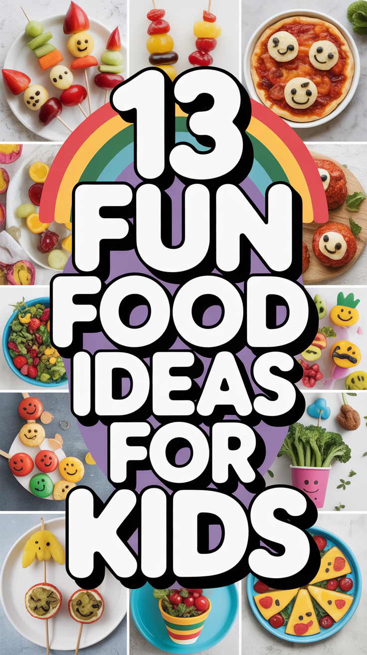 🥗 13 Fun Food Ideas For Kids