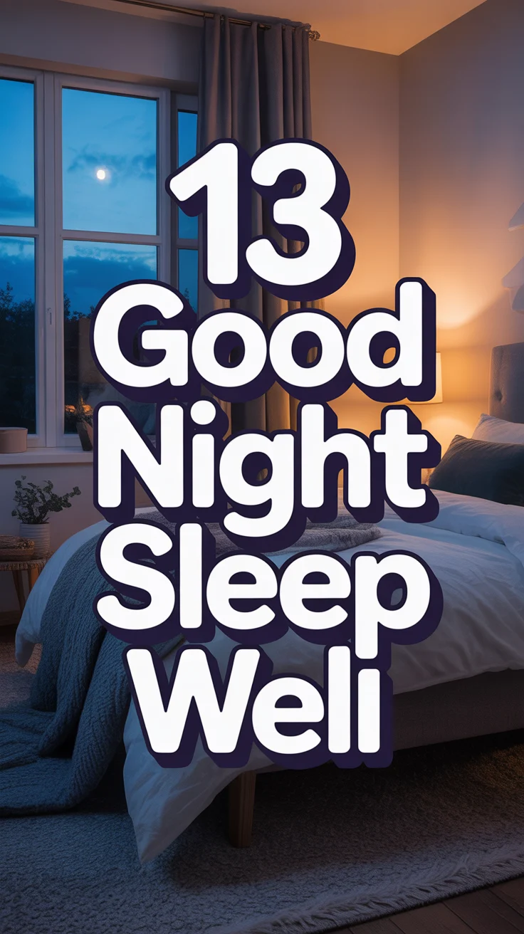 😴 13 Good Night Sleep Well