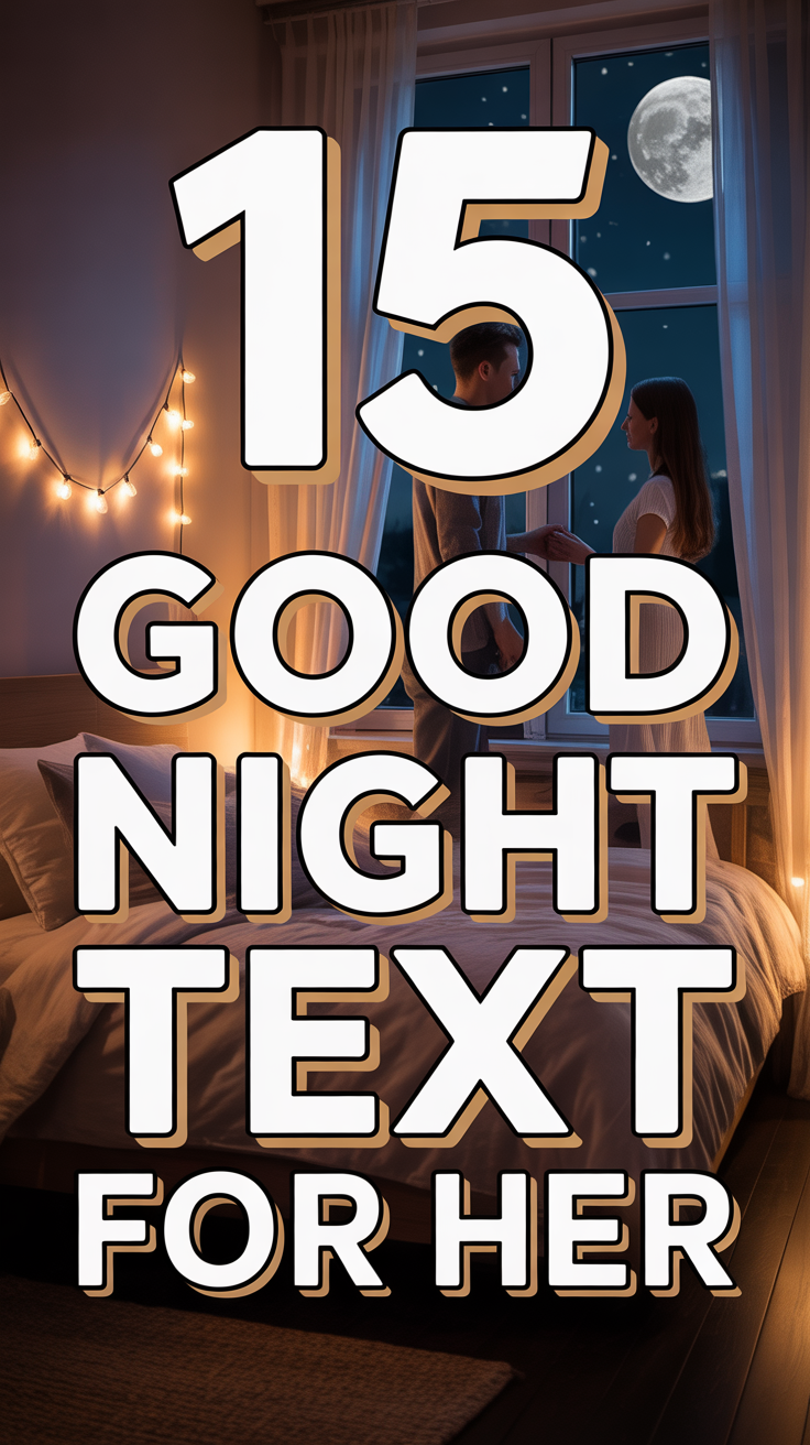 🌙 15 Good Night Text For Her