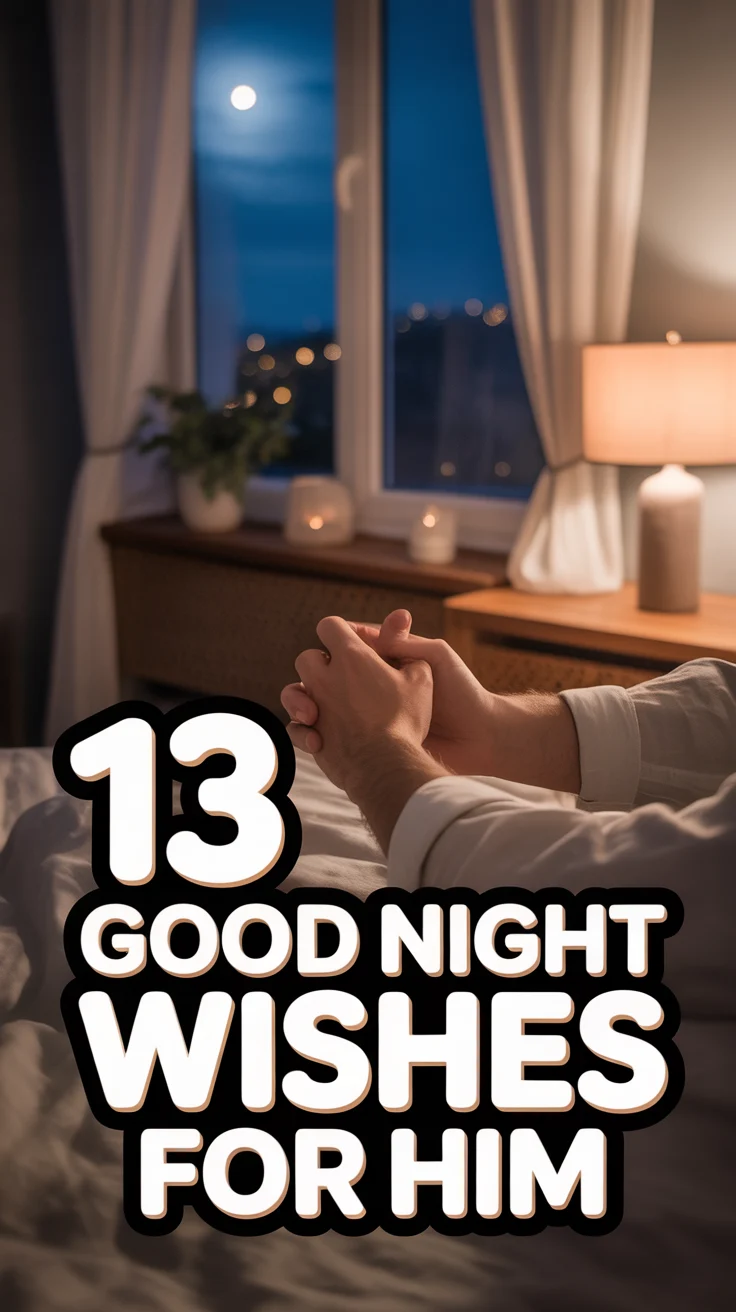 🌙 13 Good Night Wishes For Him