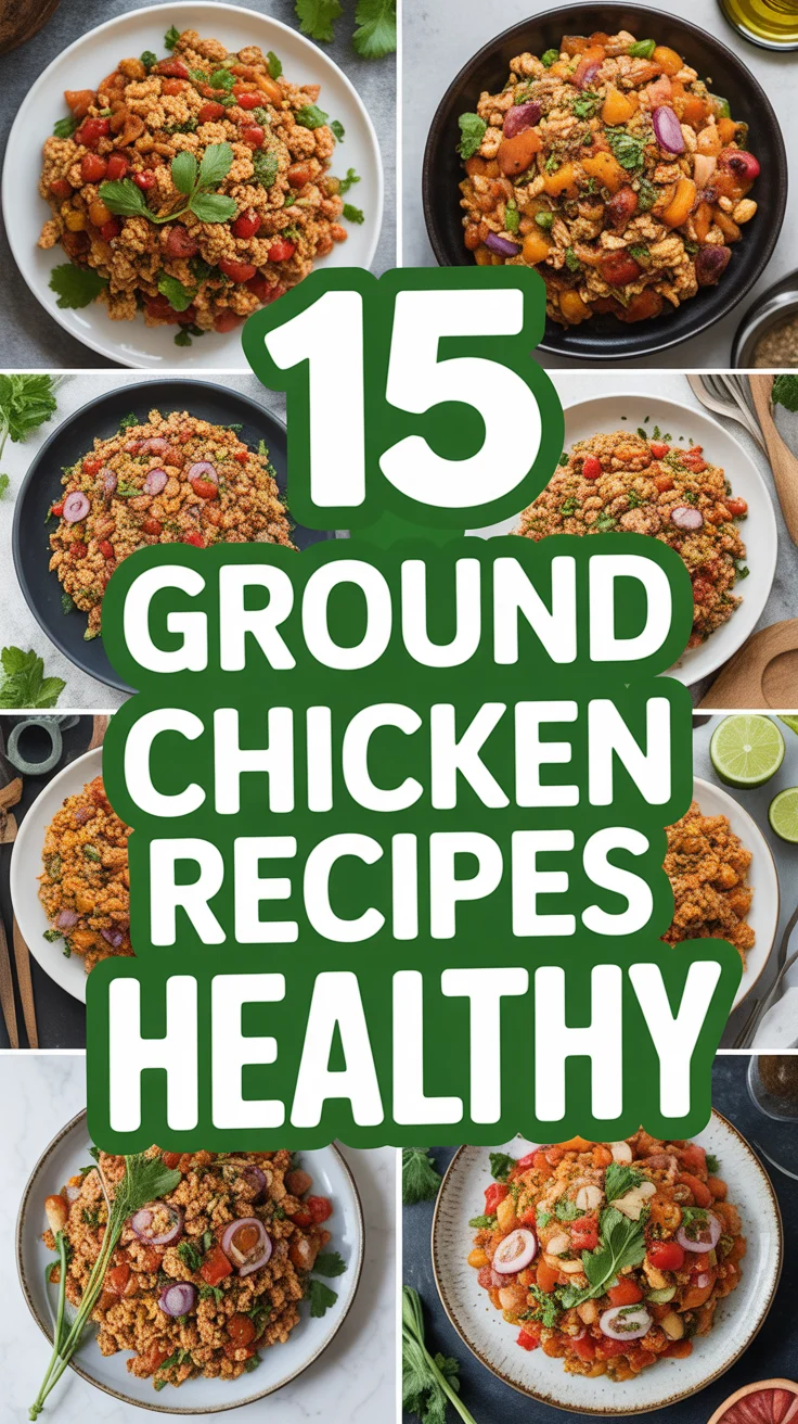 💪 15 Ground Chicken Recipes Healthy