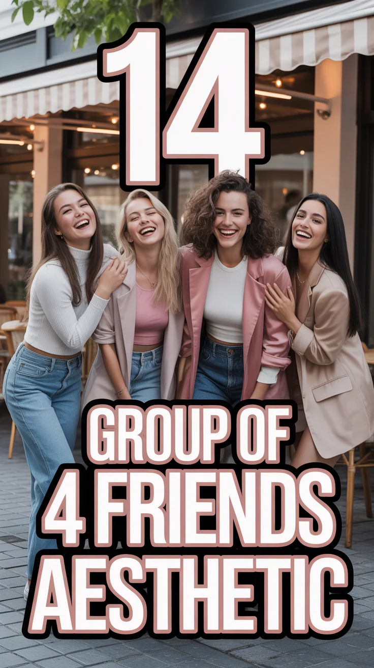 👯‍♀️ 14 Group Of 4 Friends Aesthetic