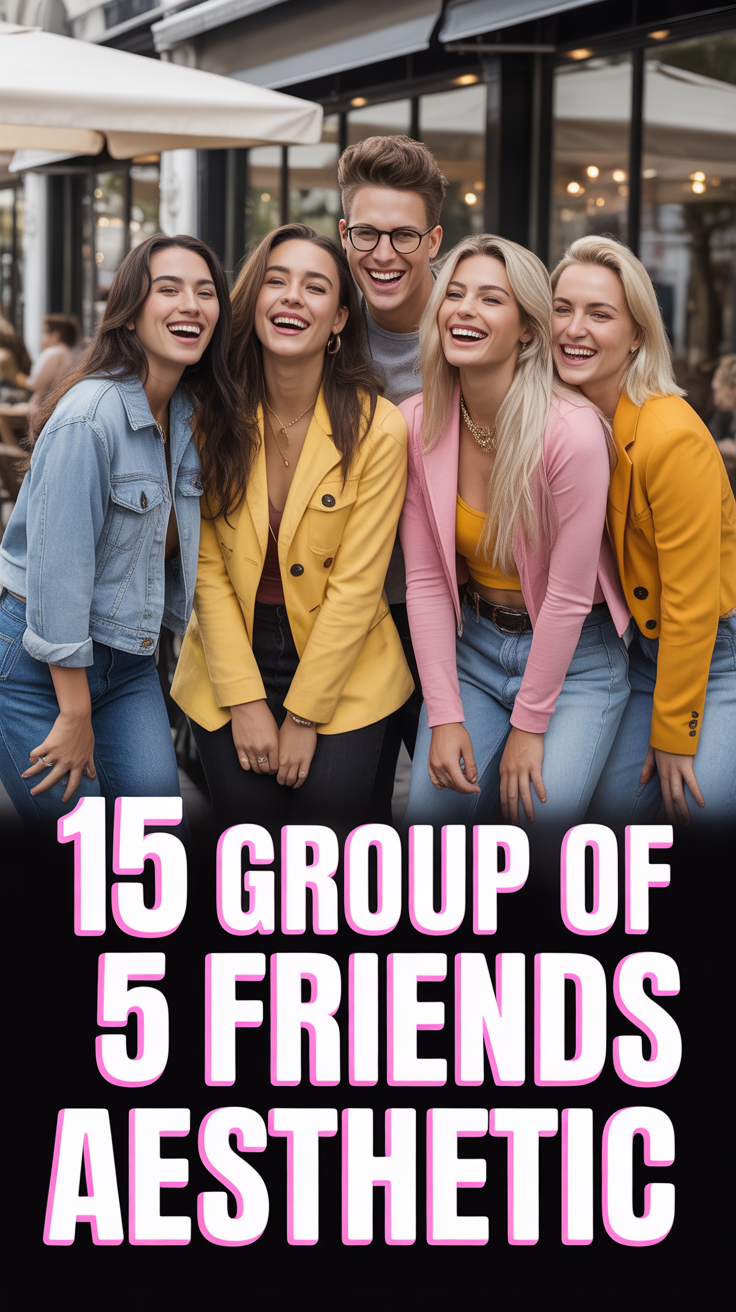 ✨ 15 Group Of 5 Friends Aesthetic