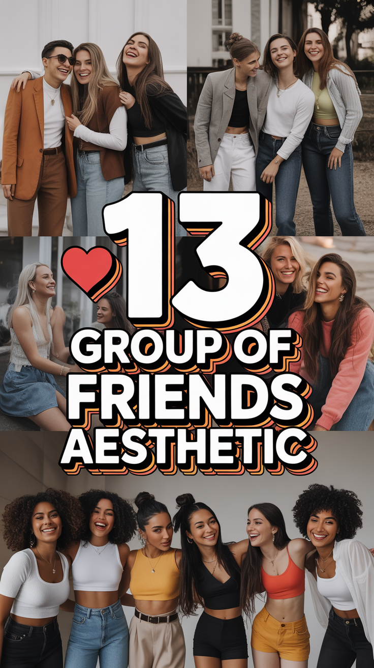 🫶 13 Group Of Friends Aesthetic