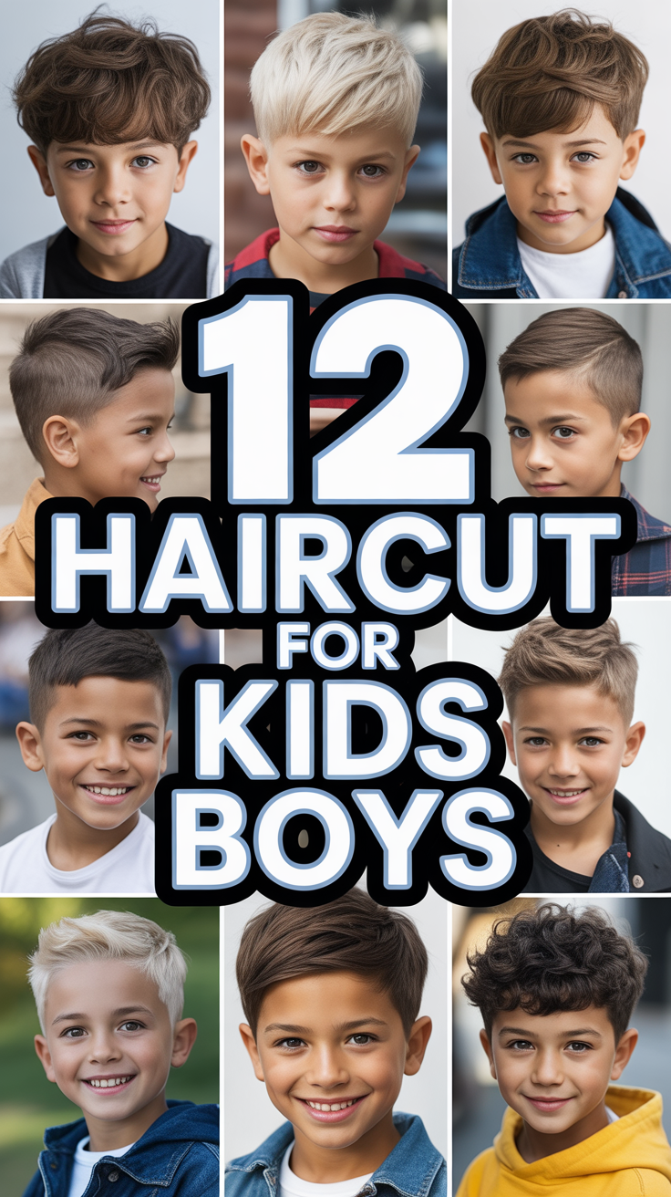 ✂️ 12 Haircut For Kids Boys