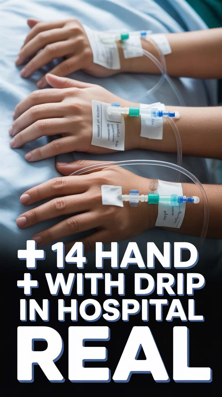 🩹 14 Hand With Drip In Hospital Real
